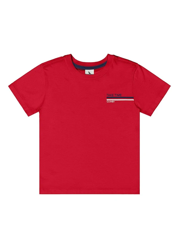 Quimby - Conjunto com Camiseta e Bermuda Vermelho 3