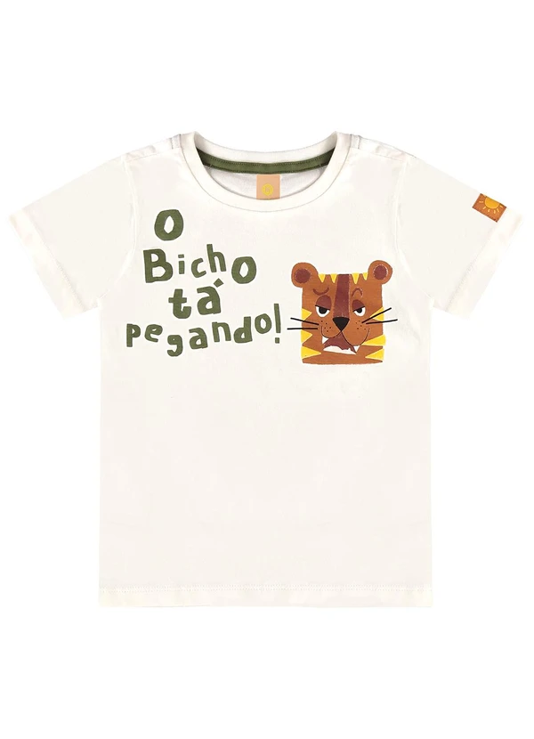 Três e Já - Conjunto com Camiseta e Short Bege 5