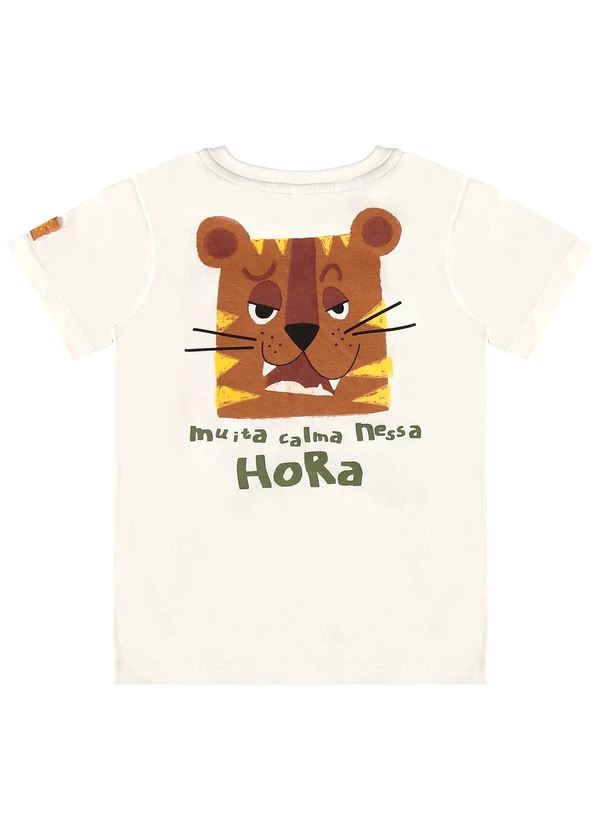 Três e Já - Conjunto com Camiseta e Short Bege 6