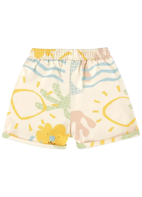 Três e Já - Conjunto com Camiseta e Short Bege 7