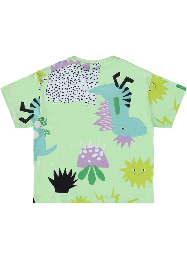 Três e Já - Conjunto com Camiseta e Short Verde 5