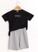 Conjunto com Camiseta Preto 