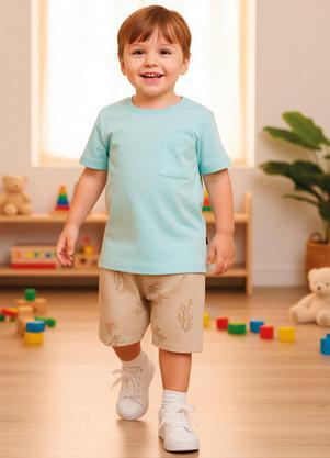 Conjunto com Camiseta (Verde)