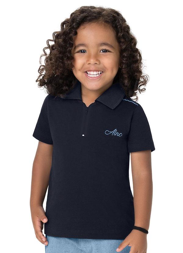 Alenice - Conjunto com Detalhe Bordado Menino Azul 2