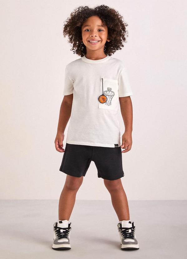 Youccie - Conjunto com Estampa de Basquete Pérola