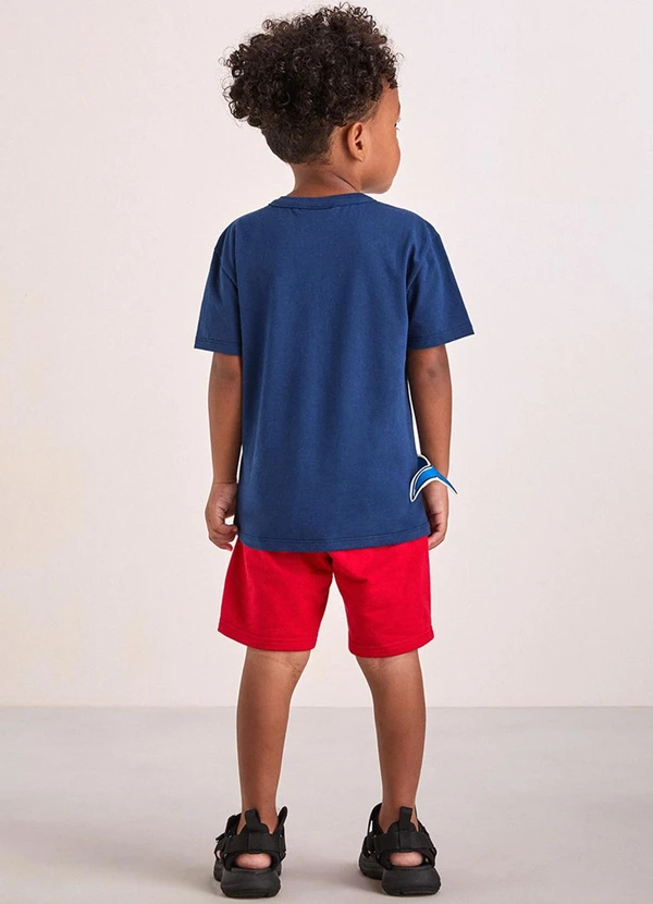 Youccie - Conjunto com Estampa de Tubarão Vermelho 2