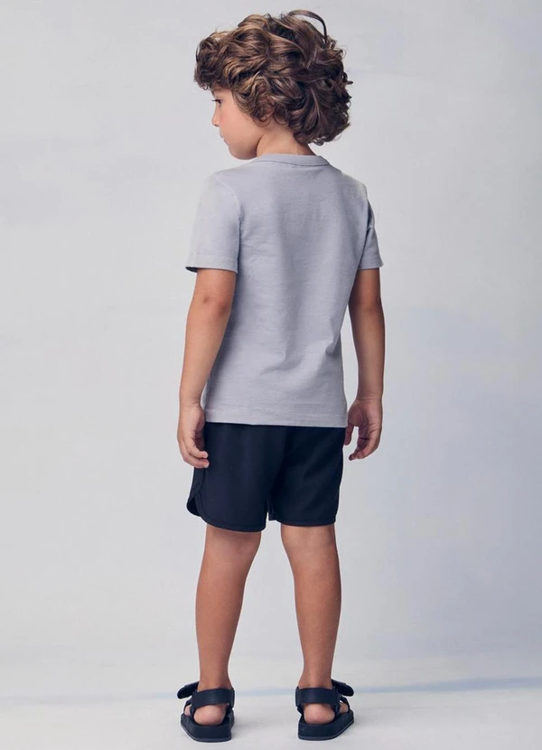 Youccie - Conjunto com Estampa Interativa de Dino Cinza 2