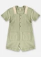 Up Baby - Conjunto com Jardineira e Camiseta Verde - variação: Verde