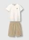 Carinhoso - Conjunto com Moletom Sarjado Off White - variação: Off White