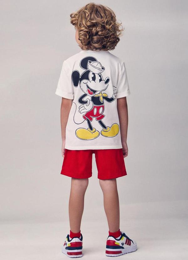 Youccie - Conjunto com Patch do Mickey Vermelho 2