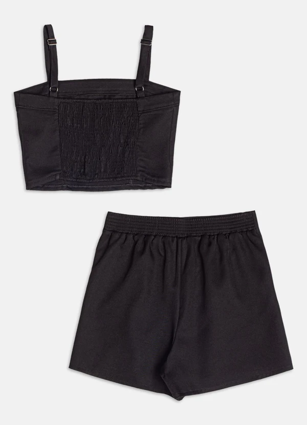 Authoria - Conjunto com Pregas  Preto 2