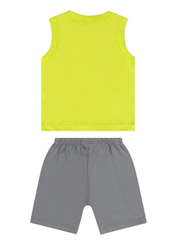 Guloseima - Conjunto com Regata e Bermuda Amarelo 2