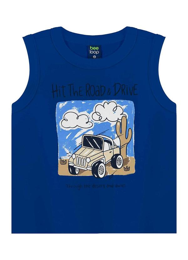 Bee Loop - Conjunto com Regata e Bermuda Azul 4