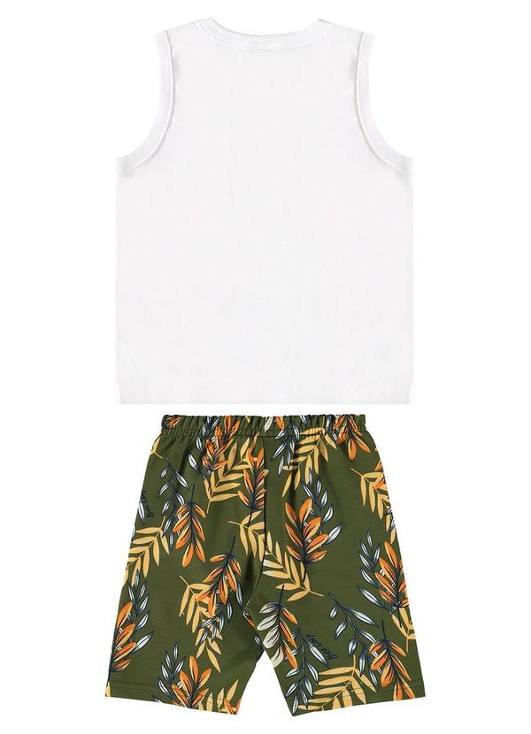 Bee Loop - Conjunto com Regata e Bermuda Branco 2