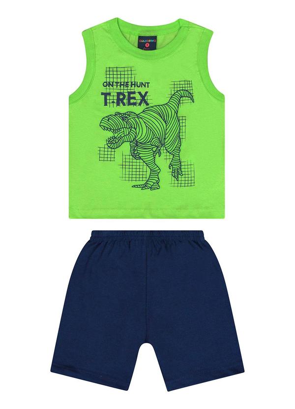 Guloseima - Conjunto com Regata e Bermuda Verde