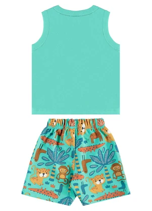 Bee Loop - Conjunto com Regata e Bermuda Verde - BEE LOOP