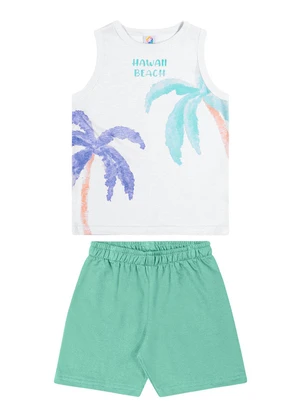 Outlet - Conjunto Coqueiros Menino Branco - OUTLET