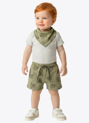 Pulla Bulla - Conjunto Cotton Leve Cinza - PULLA BULLA