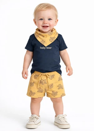Pulla Bulla - Conjunto Cotton Leve Marinho - PULLA BULLA