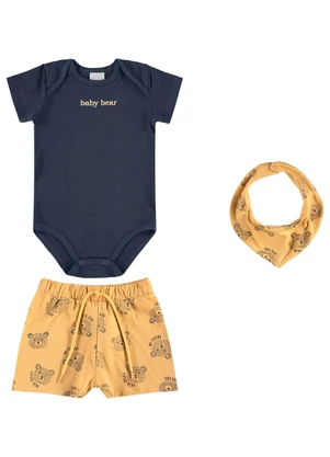 Pulla Bulla - Conjunto Cotton Leve Marinho - PULLA BULLA