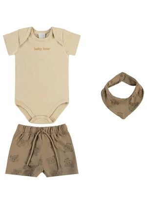 Pulla Bulla - Conjunto Cotton Leve Marrom - PULLA BULLA