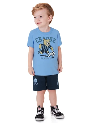 Malwee Kids - Conjunto Craque em Moletinho Azul - MALWEE KIDS