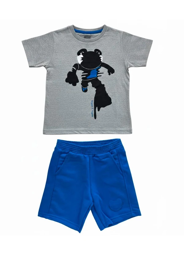 Tigor T Tigre - Conjunto Curto Azul