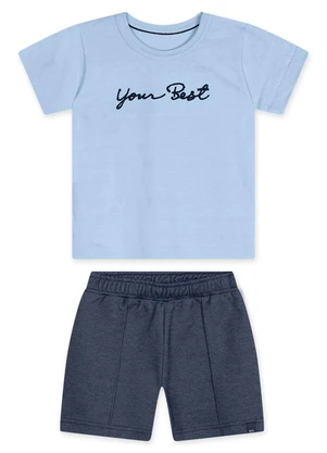 Marisol - Conjunto Curto Infantil Azul - MARISOL