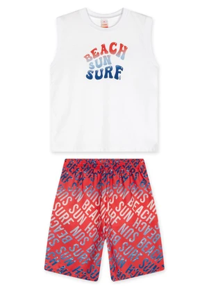 Marisol - Conjunto Curto Infantil Branco - MARISOL