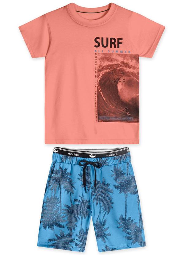 Marisol - Conjunto Curto Infantil Masculino Azul