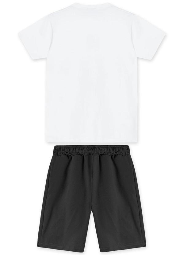 Marisol - Conjunto Curto Infantil Masculino Branco 2