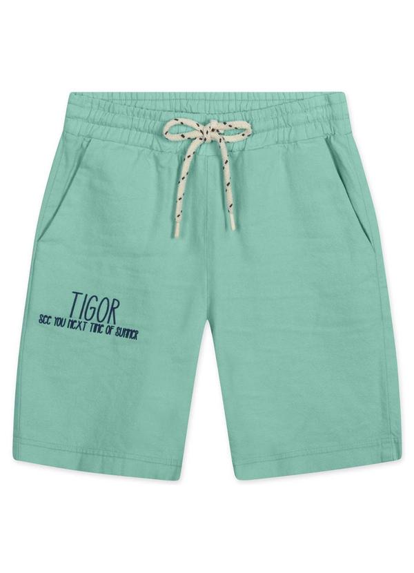 Tigor T Tigre - Conjunto Curto Infantil Masculino Branco 3