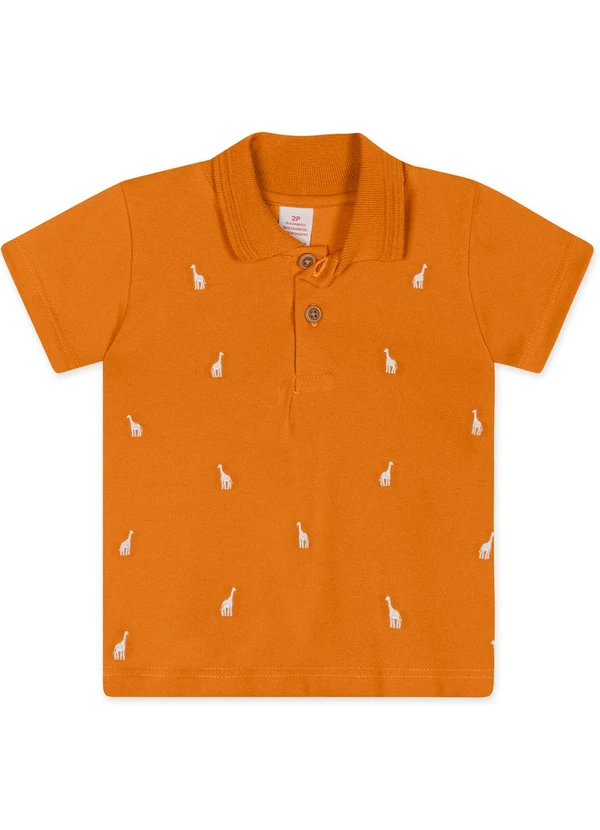 Marisol - Conjunto Curto Infantil Masculino Laranja 3