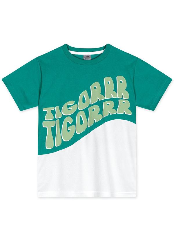 Tigor T Tigre - Conjunto Curto Infantil Menino Verde 4