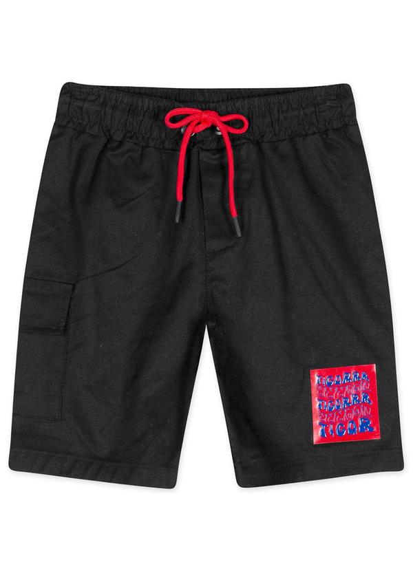 Tigor T Tigre - Conjunto Curto Infantil Menino Vermelho 3