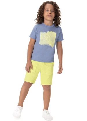 Marisol - Conjunto Curto Infantil Verde - MARISOL