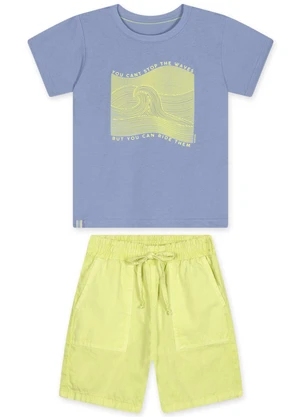 Marisol - Conjunto Curto Infantil Verde - MARISOL