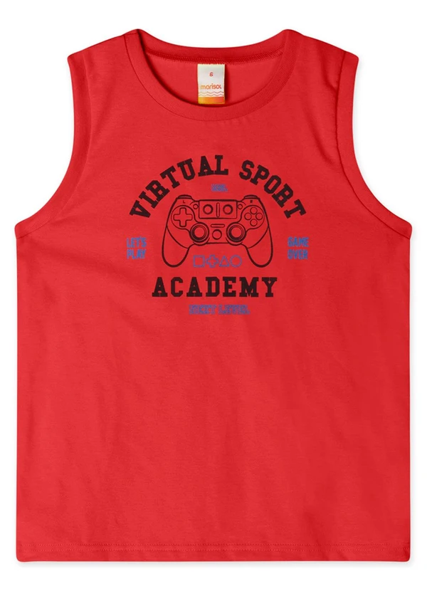 Marisol - Conjunto Curto Infantil Vermelho 3