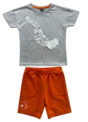 Tigor T Tigre - Conjunto Curto Laranja - TIGOR T TIGRE