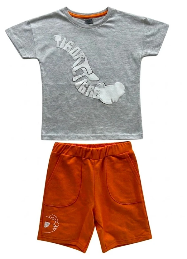Tigor T Tigre - Conjunto Curto Laranja