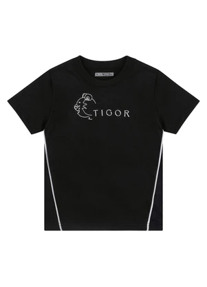 Tigor T Tigre - Conjunto Curto Menino Preto - TIGOR T TIGRE