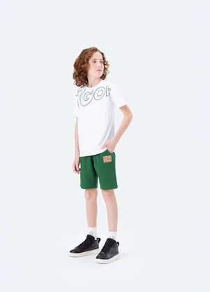 Tigor T Tigre - Conjunto Curto Menino Verde - TIGOR T TIGRE