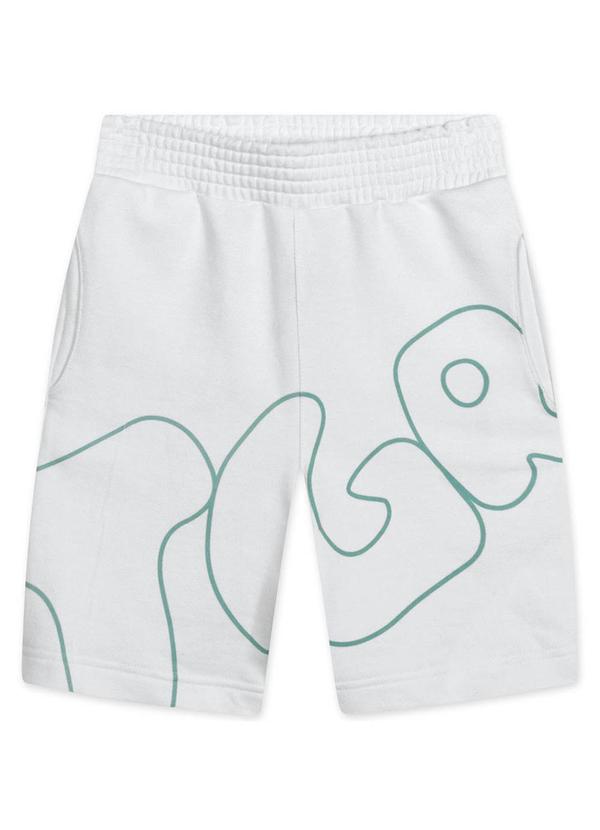 Tigor T Tigre - Conjunto Curto Moletom Infantil Masculino Branco 3