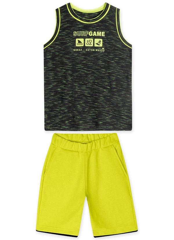 Marisol - Conjunto Curto Moletom Masculino Preto 1