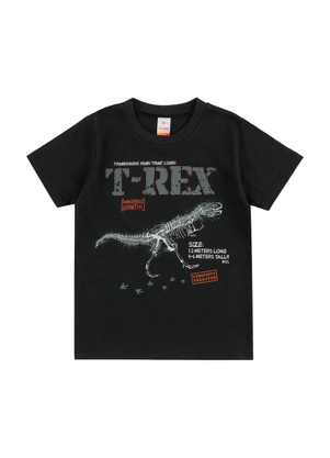 Conjunto Curto T-Rex Menino Marisol (Preto) - MARISOL