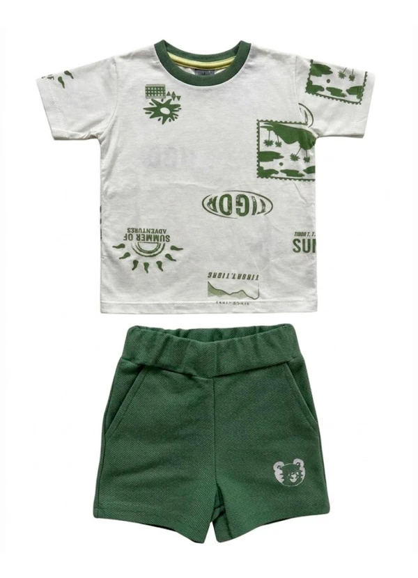 Tigor T Tigre - Conjunto Curto Verde