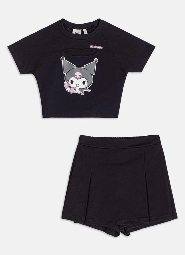 Authoria - Conjunto da Kuromi  Preto