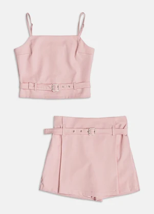 Authoria - Conjunto de Alfaitaria com Cinto  Rosa - AUTHORIA