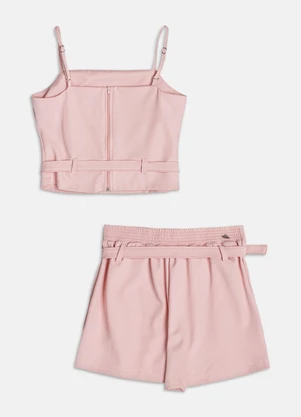 Authoria - Conjunto de Alfaitaria com Cinto  Rosa - AUTHORIA