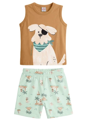 Brandili - Conjunto de Cachorro Marrom - BRANDILI